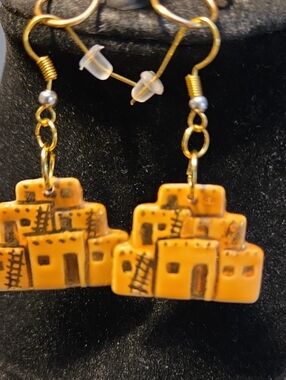 JB Signed Adoby Earrings